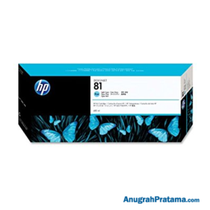 HP 81 680-ml Light Cyan DesignJet Dye Ink Cartridge (C4934A)