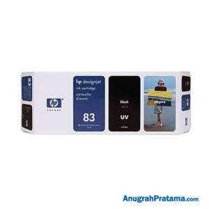 HP 83 680-ml Black DesignJet UV Ink Cartridge (C4940A)