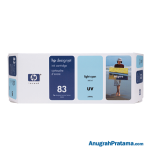 HP 83 680-ml Light Cyan DesignJet UV Ink Cartridge (C4944A)