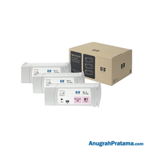 HP 81 3-pack 680-ml Light Magenta DesignJet Dye Ink Cartridges (C5071A)