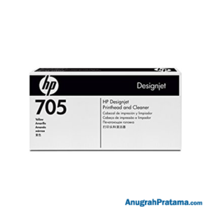 HP 705 Yellow DesignJet Printhead and Printhead Cleaner (CD956A)
