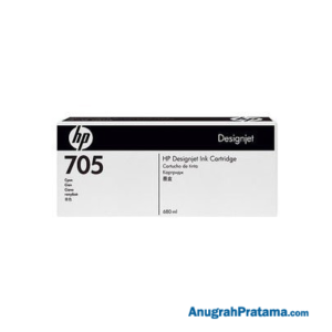 HP 705 680-ml Cyan DesignJet Ink Cartridge (CD960A)