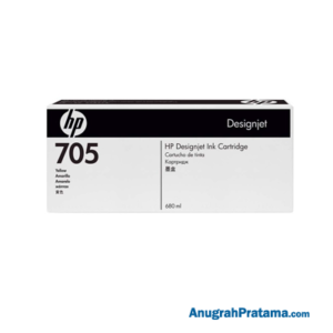 HP 705 680-ml Yellow DesignJet Ink Cartridge (CD962A)