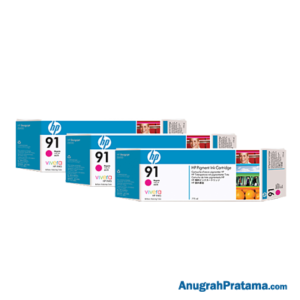 HP 91 3-pack 775-ml Magenta DesignJet Pigment Ink Cartridges (C9484A)