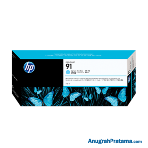 HP 91 775-ml Light Cyan DesignJet Pigment Ink Cartridge (C9470A)
