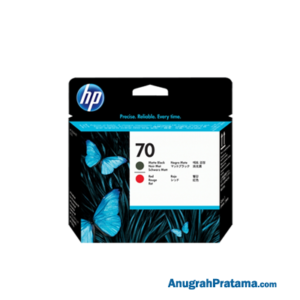 HP 70 Matte Black and Red DesignJet Printhead (C9409A)