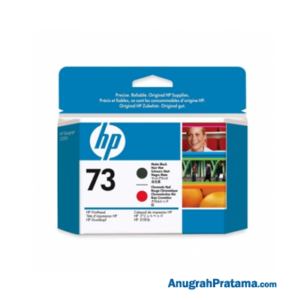 HP 73 Matte Black and Chromatic Red DesignJet Printhead (CD949A)