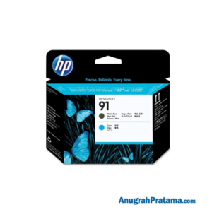 HP 91 Matte Black and Cyan DesignJet Printhead (C9460A)