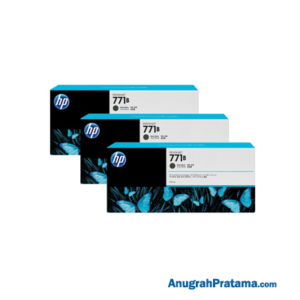 HP 771B 3-pack 775-ml Matte Black DesignJet Ink Cartridges (B6Y23A)