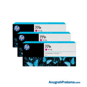 HP 771B 3-pack 775-ml Magenta DesignJet Ink Cartridges (B6Y25A)