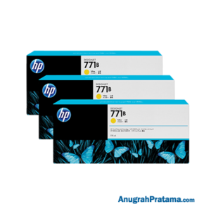HP 771B 3-pack 775-ml Yellow DesignJet Ink Cartridges (B6Y26A)