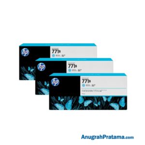 HP 771B 3-pack 775-ml Light Cyan DesignJet Ink Cartridges (B6Y28A)