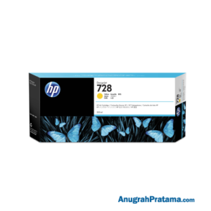 HP 728 300-ml Yellow DesignJet Ink Cartridge (F9K15A)