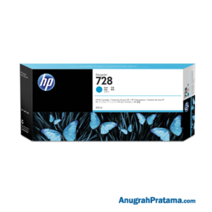 HP 728 300-ml Cyan DesignJet Ink Cartridge (F9K17A)