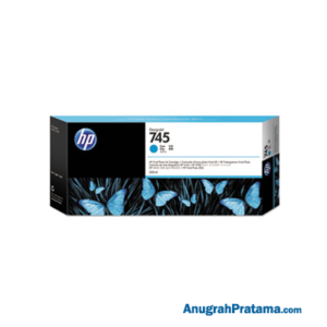HP 745 300-ml DesignJet Cyan Ink Cartridge (F9K03A)