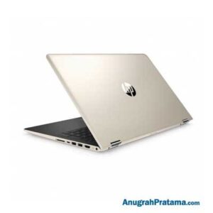 HP Pav x360 14-cd0042TX (Core i3-8130U, 4GB, 1TB, Win 10, 14 Inch Touch, Gold) Notebook - 4LD51PA
