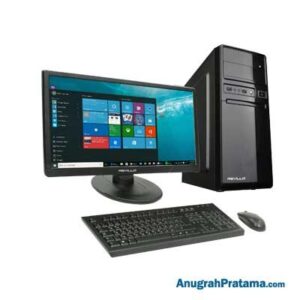 REVILLO MTRI3P Mini Tower (Core i3-7100, 4GB 1TB, Win 10 Pro Edu, 18.5 Inch) Desktop PC