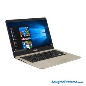 ASUS A411UF-BV225T (Core i5-8250U, 8GB, 1TB + 256GB SSD, MX130 2GB, Win10, 14 Inch, Gold) Notebook
