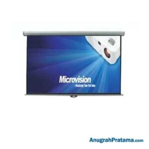 MICROVISION MWSMV1515L 60 Inch Manual Wall Screen (150x150 cm)