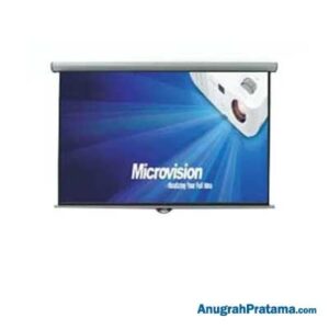 MICROVISION MWSMV1212L 50 Inch Manual Wall Screen (127x127 cm)