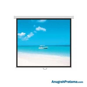 WORLD 84 Inch 1:1 Ratio Manual Projector Screen