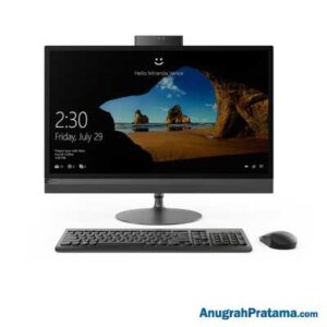 LENOVO IdeaCentre 520-22IKL (Core i5-7400T, 4GB, 1TB, VGA 2GB, Win 10, 21.5 Inch, Black) AIO Desktop PC - F0D4005MID