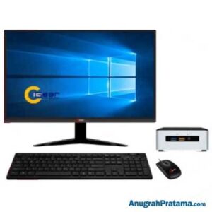 GEAR GN-5000SMW (Core i3-5005U, 4GB, 120GB SSD, Win 10, 18.5 Inch) Desktop Mini PC