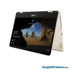 ASUS ZenBook Flip 14 UX461FN-E5802T (Core i5-8265U, 8GB, 512GB SSD, VGA 2GB, Win 10, 14 Inch Touch, Icicle Gold) Notebook