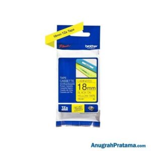 BROTHER TZe-641 Labelling Tape Cassette (Black on Yellow, 18mm wide)