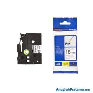 BROTHER TZe-FX241 Labelling Tape Cassette (Black on White Flexible-ID, 18mm wide)