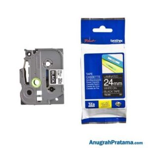 BROTHER TZe-355 Labelling Tape Cassette (White on Black, 24mm wide)