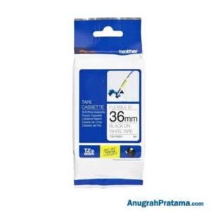 BROTHER TZe-FX261 Labelling Tape Cassette (Black on White Flexible-ID, 36mm wide)