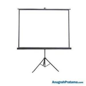 ACTUAL 96 Inch Ratio 1:1 Tripod Projector Screen