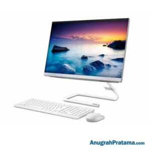 LENOVO IdeaCentre A340-22ICB (Core i5-9400T, 8GB, 1TB, VGA 2GB, DOS, 21.5 Inch, White) AIO Desktop PC - F0E900F6ID