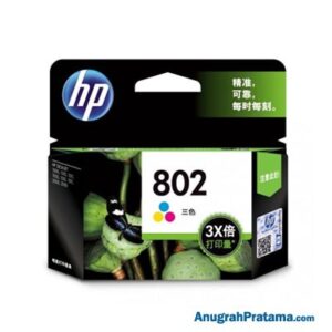 HP 802 Tri-color Original Ink Cartridge (CH564ZZ)