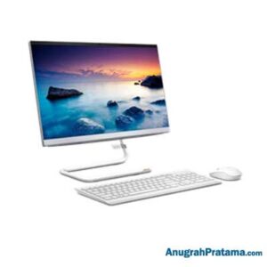 LENOVO IdeaCentre A340-22ICB (Core i5-9400T, 8GB, 1TB, VGA 2GB, Win 10, 21.5 Inch, White) AIO Desktop PC - F0E900F8ID