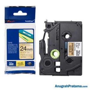 BROTHER TZe-PR851 Labelling Tape Cassette (Black On Premium Gold, 24mm)