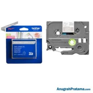 BROTHER TZe-MQL35 Labelling Tape (White on Grey, 12mm)