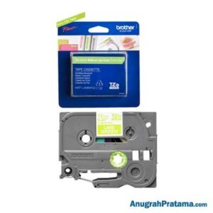 BROTHER TZe-MQG35 Labelling Tape Cassette (White on Lime Green, 12mm)