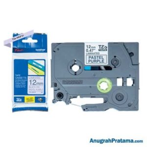 BROTHER TZe-MQF31 Labelling Tape Cassette (Black on Pastel Purple, 12mm)