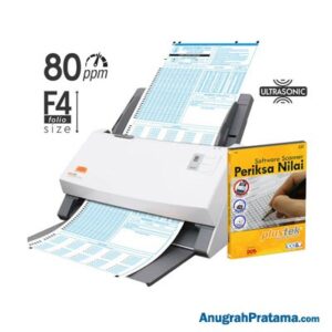 PLUSTEK SmartOffice PS456U Plus Sheetfed Scanner + Software Periksa Nilai