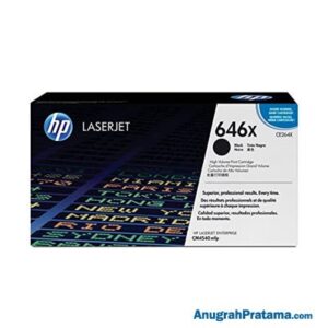 HP 646X High Yield Black Original LaserJet Toner Cartridge (CE264X)