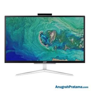 ACER Aspire C22-820 (Celeron J410, 4GB, 1TB, Win 10, 21.5 Inch, Silver) AIO Desktop PC