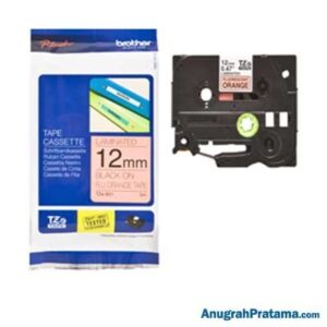 BROTHER TZe-B31 Labelling Tape Cassette (Fluorescent Orange, 12mm wide)