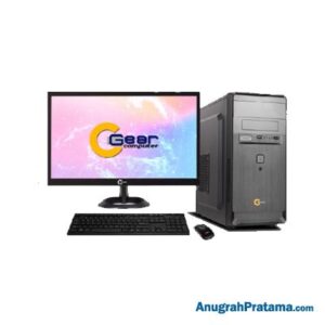 GEAR A5-8422 (Core i5-8400, 32GB, 120GB SSD + 2TB HDD, Win 10, 22 Inch) Desktop PC