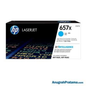 HP 657X High Yield Cyan Original LaserJet Toner Cartridge (CF471X)
