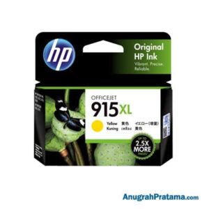 HP 915XL High Yield Yellow Original Ink Cartridge (3YM21AA)