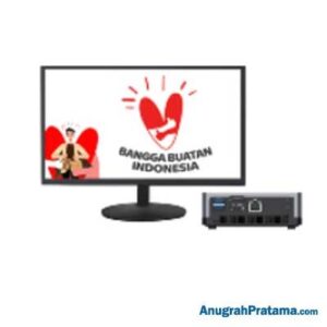 ONESIA Dirga (Core i3-7100, 4GB, 500GB, Win 10, 18.5 Inch) Desktop Mini PC - D520-GM313W