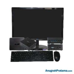 DAC Mini Z2 (Pentium N5000, 4GB, 64GB Emmc, Win 10, 18.5 Inch, Black) AIO Desktop PC