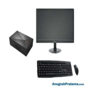 LIVA ECS Z2 (Pentium N5000, 4GB, 64GB Emmc, Win 10, 18.5 Inch, Black) Desktop Mini PC